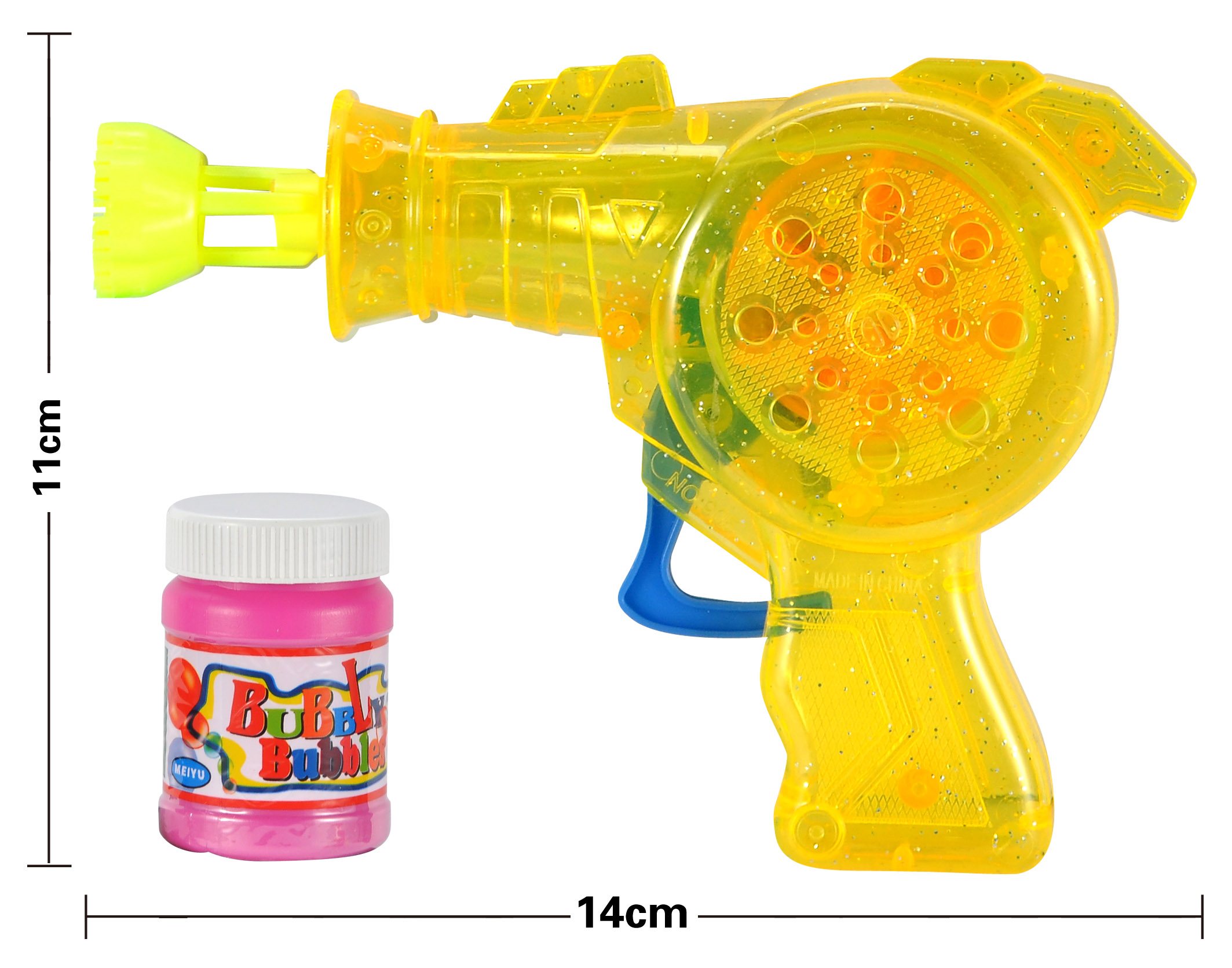 惯性透明带灯泡泡枪(6只/板),qq913a,泡泡枪,洽乐玩具 - 玩具说